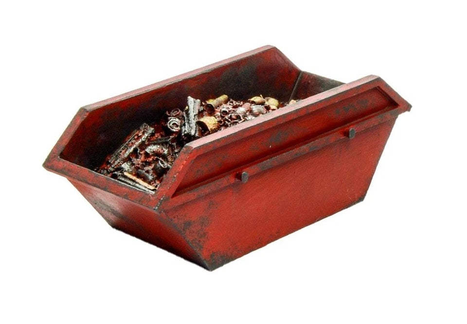 Large Skip (Filled with Scrap Metal)
