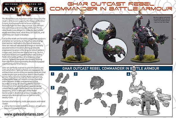 Outcast Rebel Commander in Battle Armour