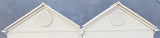 Shallow Relief Roof Panels for use with Brick Gable End Panels in Multiples